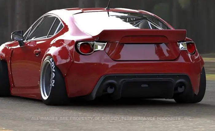 Greddy 13+ Scion Fr-S Version 3 Greddy X Rocket Bunny 86 Aero Rear Aero Wing Only 1