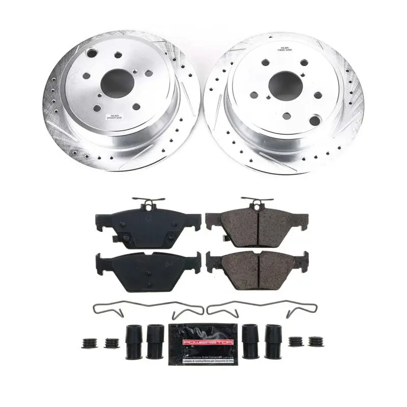 Power Stop 2021 Subaru Wrx Rear Z23 Evolution Brake Kit 1