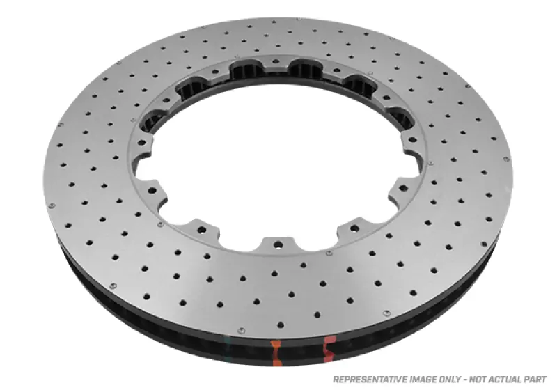Dba 2018 Subaru Wrx Front 5000 Series Drilled Ring W/Nas Nuts 1