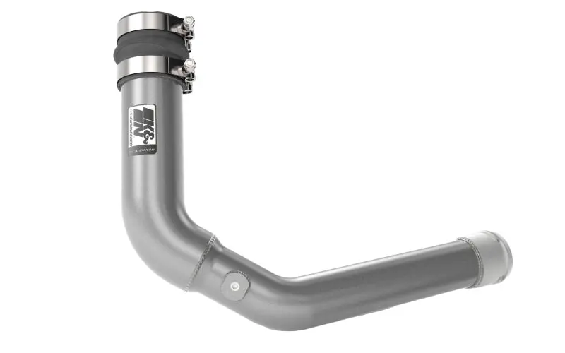 K&N 22-23 Subaru Wrx 2.4L H4 Aluminum Charge Pipe Kit - Gunmetal Gray 1