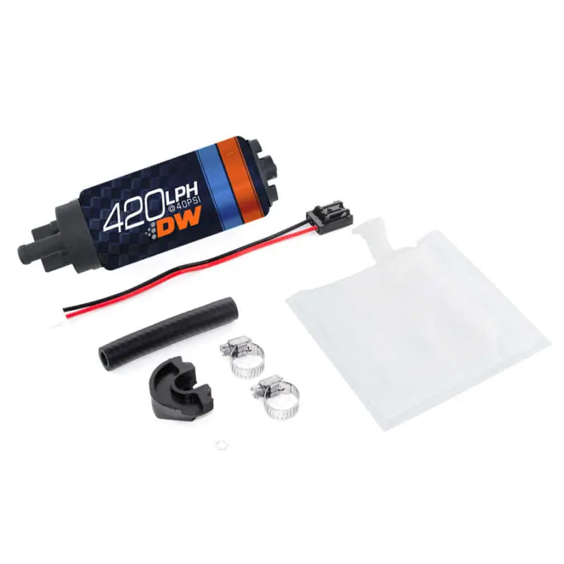 Deatschwerks Dw420 Series 420Lph In-Tank Fuel Pump W/ Install Kit For Forester 97-07 Impreza 1