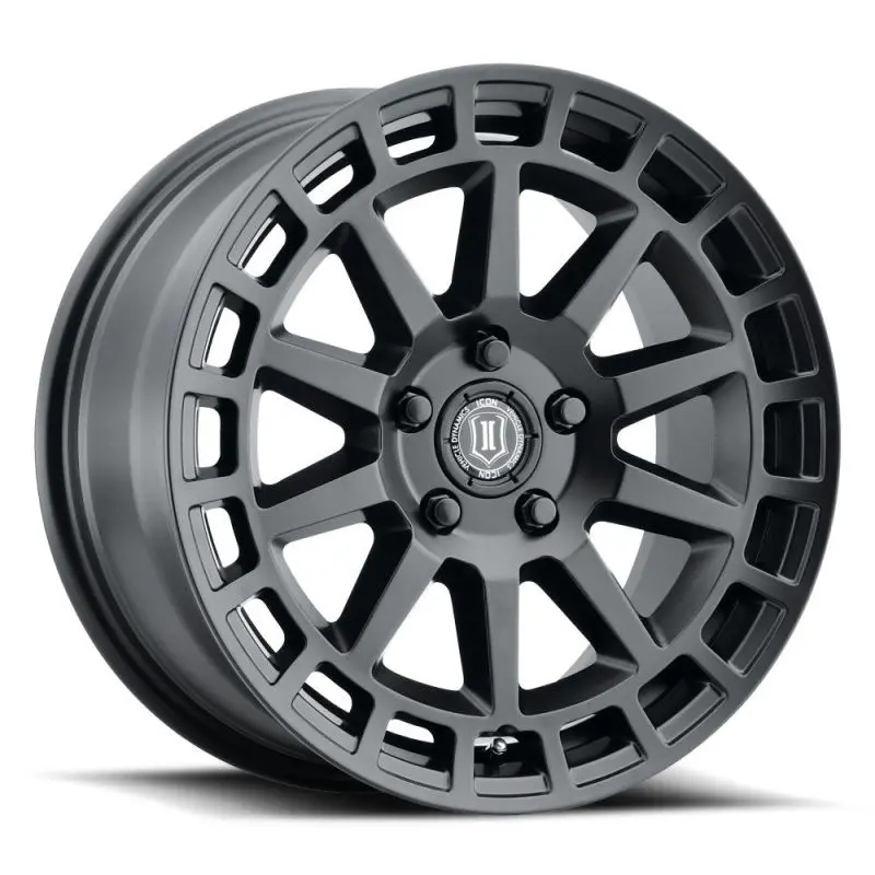 Icon Journey 17X8 5X4.5 38Mm Offset 6In Bs Satin Black Wheel 1
