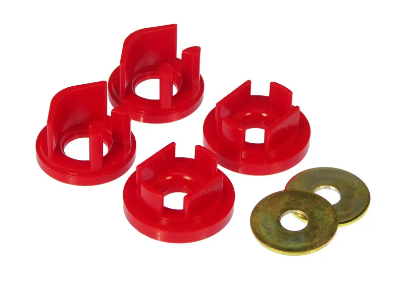 Prothane Subaru Diff Insert Bushings - Red 1