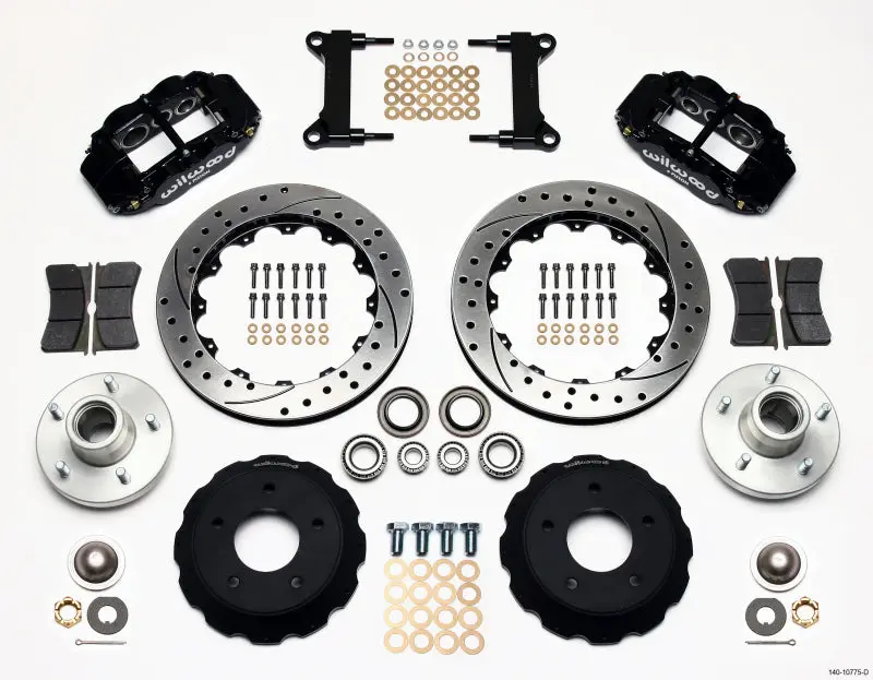 Wilwood Narrow Superlite 6R Front Hub Kit – 13.06″ Drilled For Chevy C-10 (1960–1987) With Cpp Drop Spindle 1