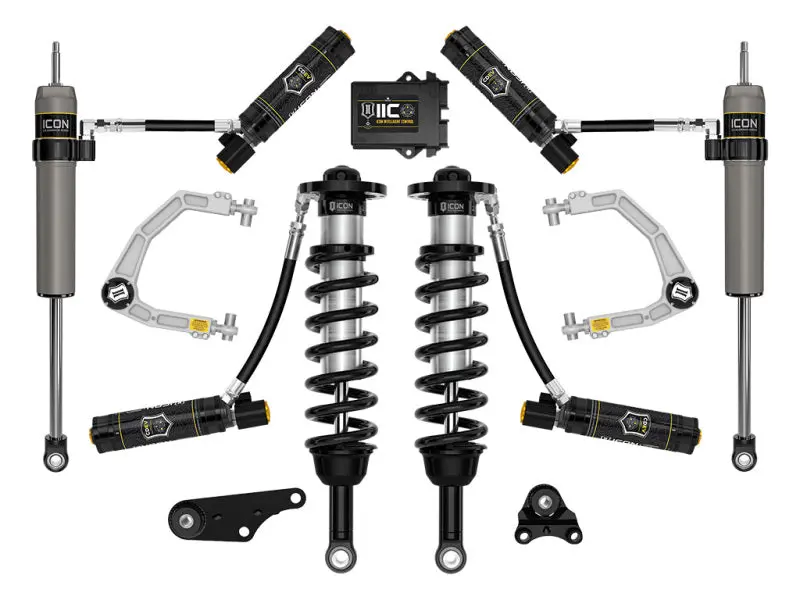 Icon 2024+ Toyota Tacoma 1.25In-3In Stage 6 Suspension System - Billet 1