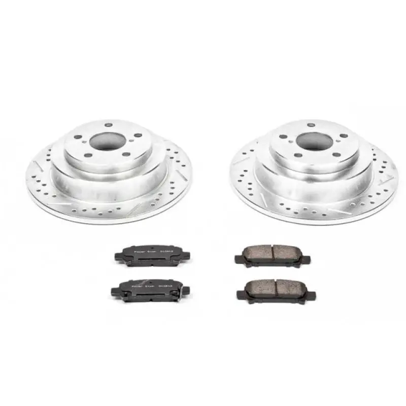 Power Stop 98-03 Subaru Forester Rear Z23 Evolution Sport Brake Kit 1