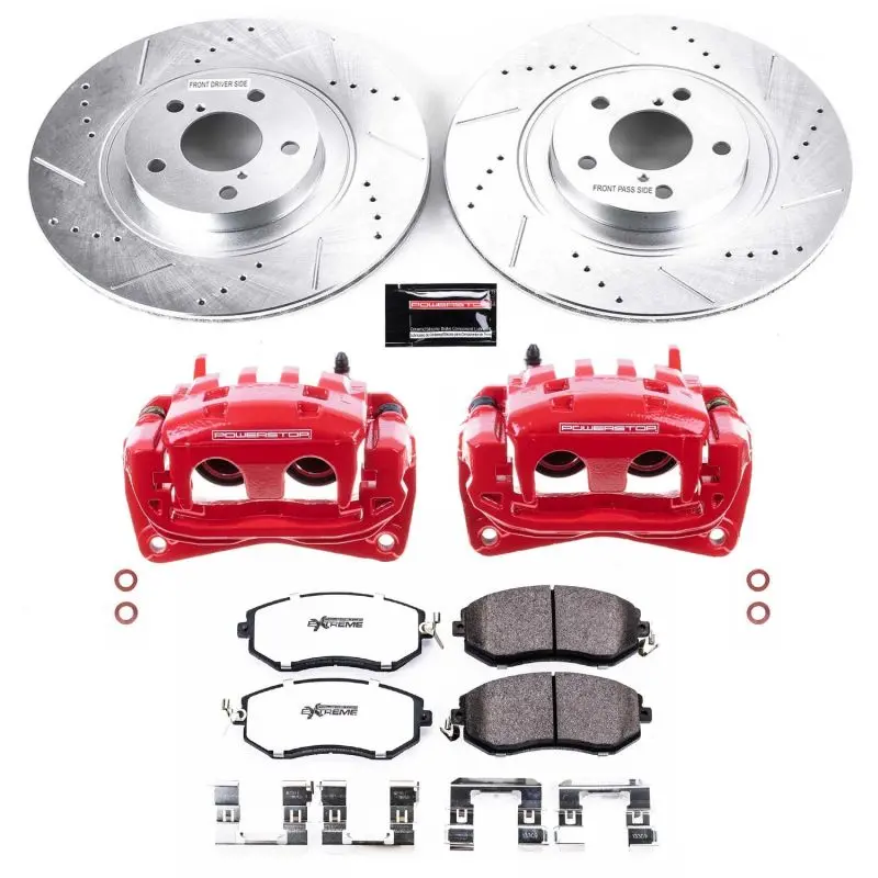 Power Stop 13-16 Scion Fr-S Front Z26 Street Warrior Brake Kit W/Calipers 1