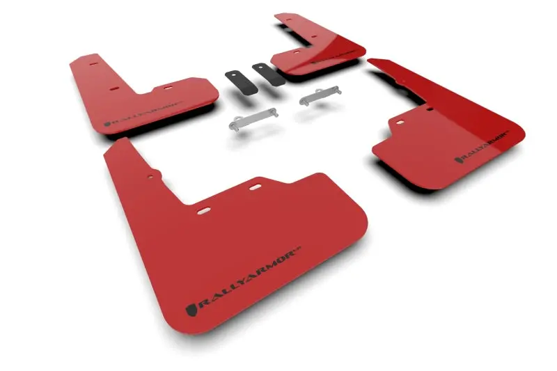 Rally Armor 22-26 Subaru Wrx Red Ur Mud Flap W/Black Logo 1