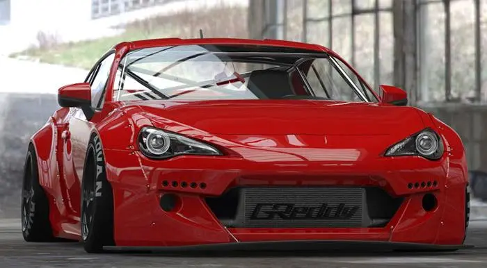 Greddy 13+ Scion Fr-S Version 2 Greddy X Rocket Bunny 86 Aero Rear Under Diffuser Only 1