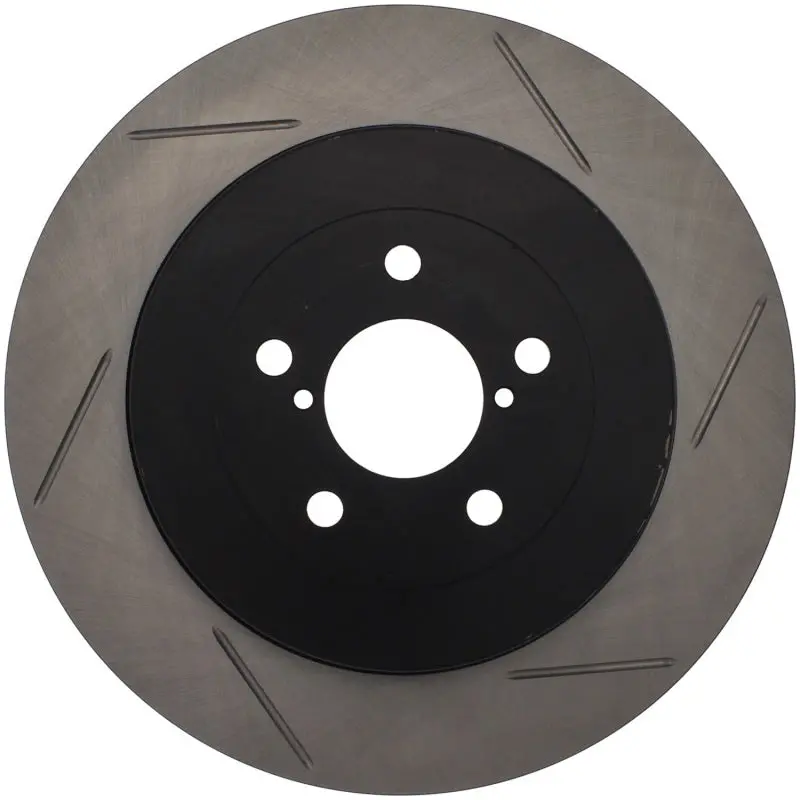 Stoptech Power Slot 04 Sti Rear Left Slotted Rotor 1