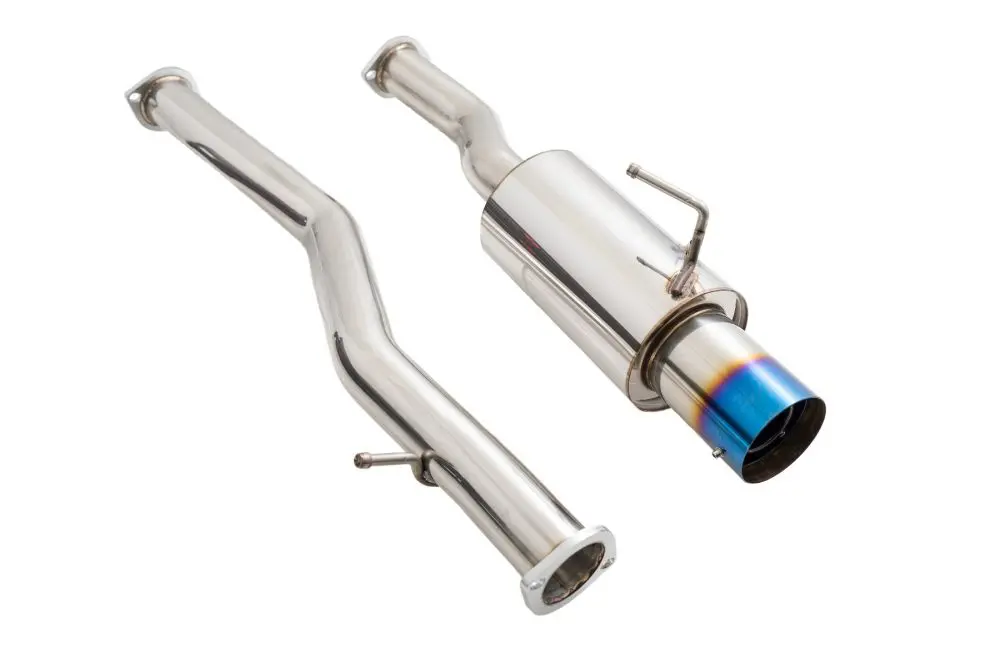 Nissan 370Z 09-21 Single Exit Exhaust System - Blue Tip - Mr-Cbs-N7z-Ds-Bt 1