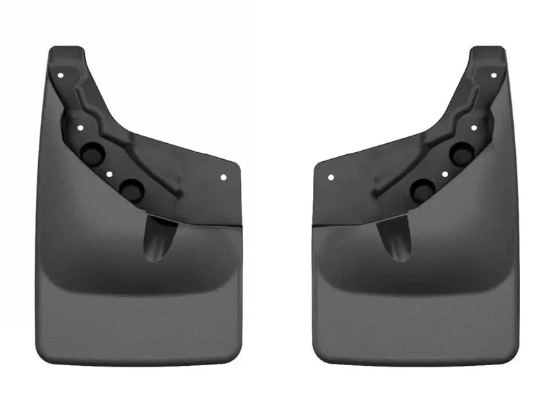 Weathertech 24-25 Toyota Tacoma W/O Fender Flares Rear No Drill Mudflaps - Black 1