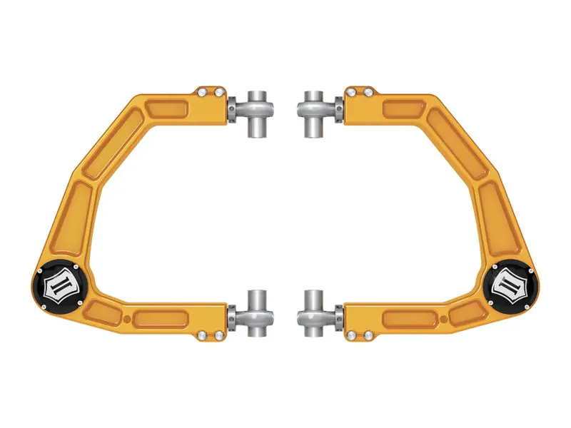 Icon 2024 Toyota Tacoma Billet Upper Control Arm W/ Delta Joint Pro - Gold Anodized 1