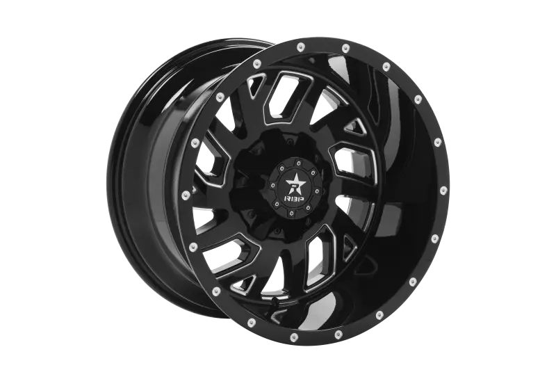 Rbp 65R Gloss Black Machined Wheel – 20X12", 8X180Mm Bolt Pattern, 4.75" Backspace, -44Mm Offset, 124.1Mm Center Bore 1