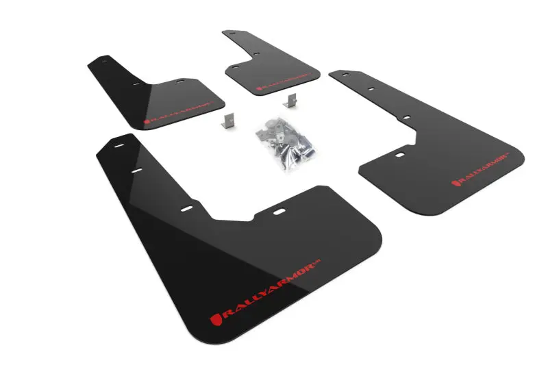 Rally Armor 22-25 Subaru Outback Wilderness Black Mud Flap Red Logo 1