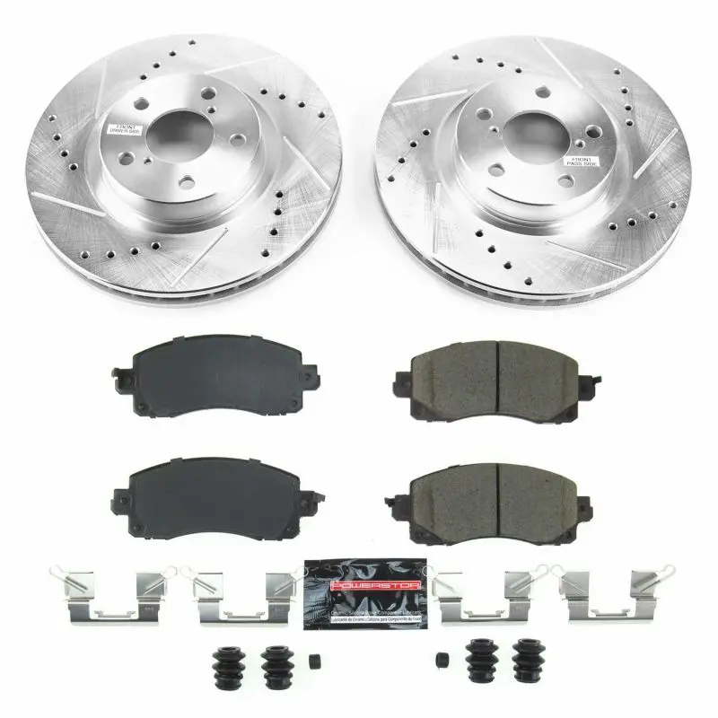 Power Stop 17-19 Subaru Impreza Front Z23 Evolution Sport Brake Kit 1