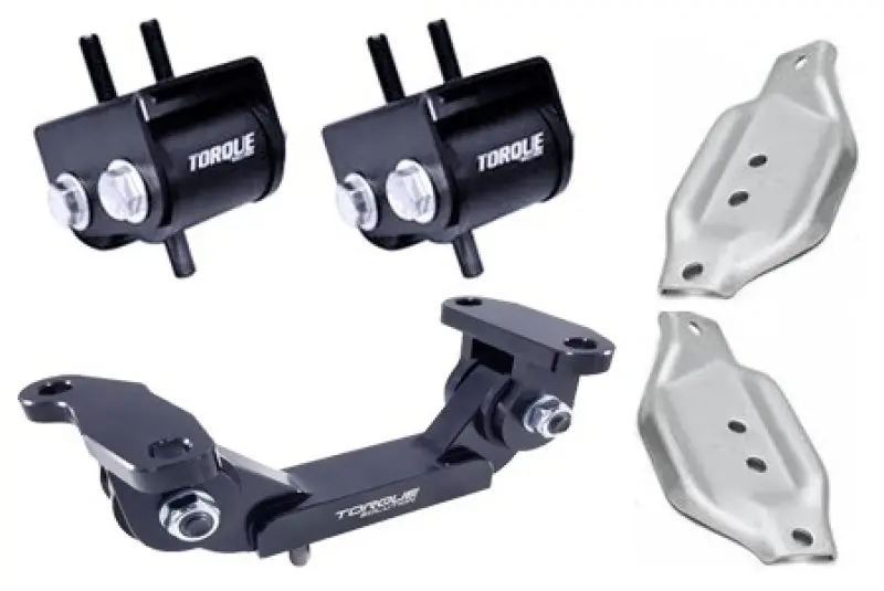 Torque Solution Engine/Transmission Mount Kit W/ Oem Mount Plates: 02-14 Subaru Wrx / 04+ Sti 1