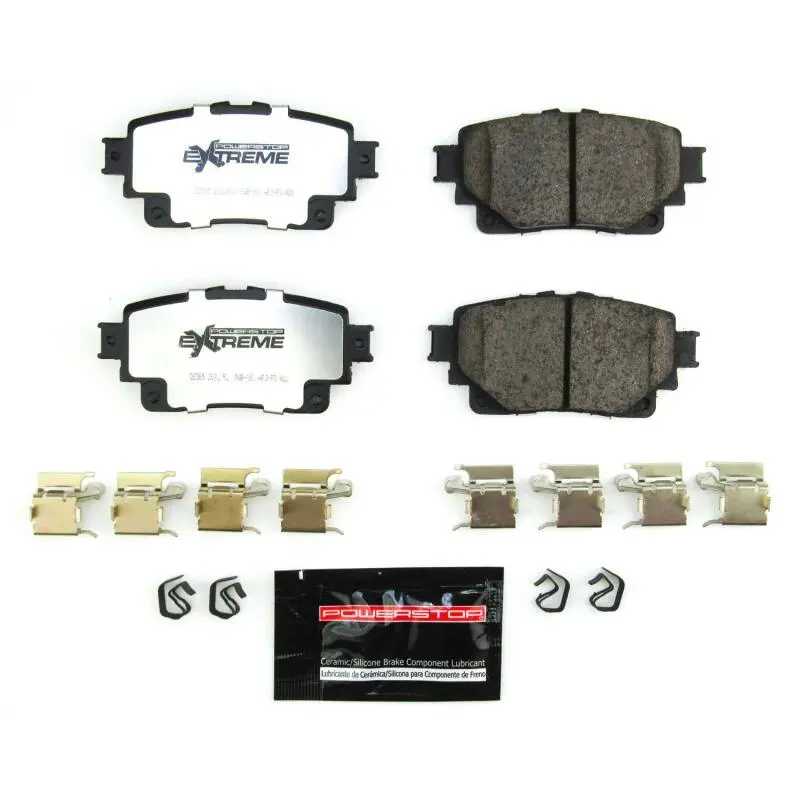 Power Stop 20-21 Toyota Highlander Rear Z36 Truck & Tow Brake Pads W/Hardware 1