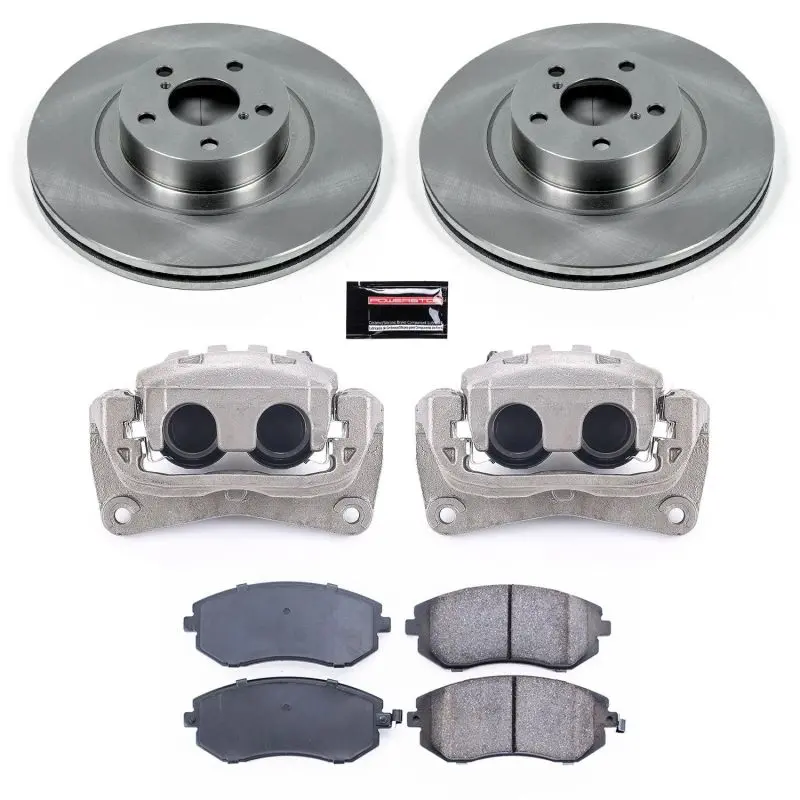 Power Stop 04-06 Subaru Baja Front Autospecialty Brake Kit W/Calipers 1