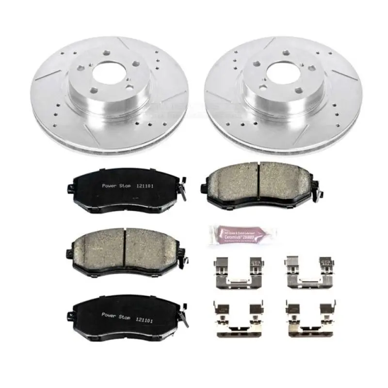 Power Stop 13-16 Subaru Brz Front Z23 Evolution Sport Brake Kit 1