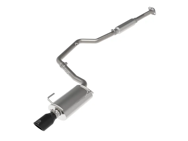 Afe Power Takeda 12-16 Subaru Impreza 2.0L 2.5In 304Ss Cb Exhaust W/ Black Tips 1