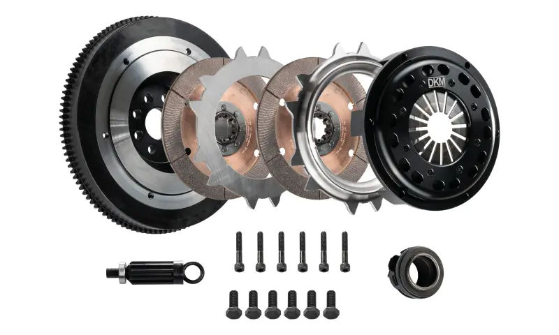 Dkm Ceramic Twin-Disc Clutch Kit – Oe-Spec 5-Speed, Includes Flywheel, Fits Bmw E34/E36/E39/E46/Z3/Z4 Inline-6 Engines 1