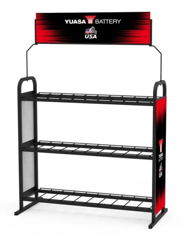 Yuasa Compact Battery Rack – Supports 8 To 12 Small-Format Batteries 1