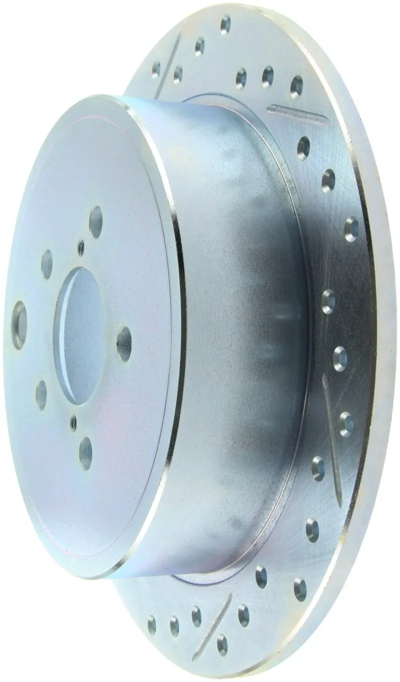 Stoptech Select Sport 09-13 Subaru Forester Slotted And Drilled Right Rear Rotor 1