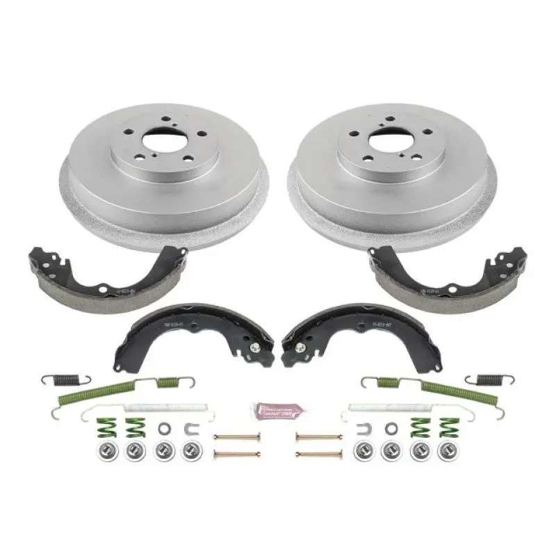 Power Stop 2002 Subaru Impreza Outback Rear Autospecialty Drum Kit 1