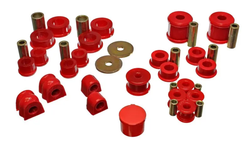 Energy Suspension 02-06 Subaru Impreza/Wrx Red Hyper-Flex Master Bushing Set 1