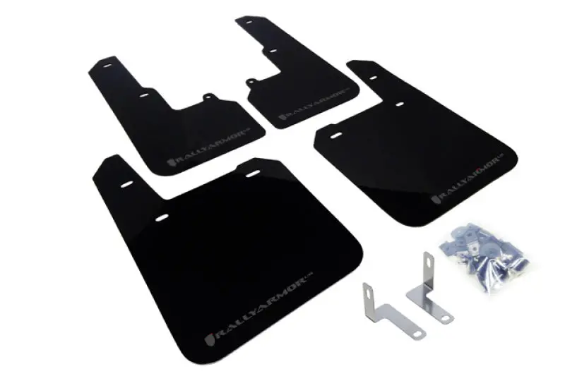 Rally Armor 15-19 Subaru Outback Black Ur Mud Flap W/ Grey Logo 1