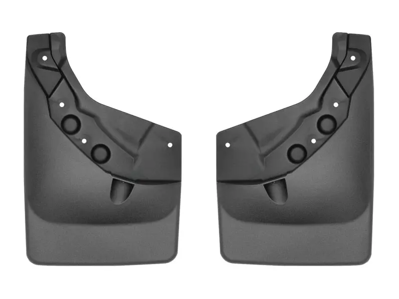 Weathertech 24-25 Toyota Tacoma W/Fender Flares Rear No Drill Mudflaps - Black 1