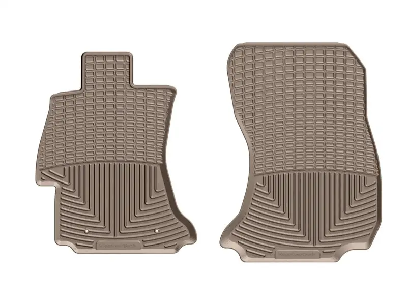 Weathertech 16+ Subaru Crosstrek Front Rubber Mats - Tan 1