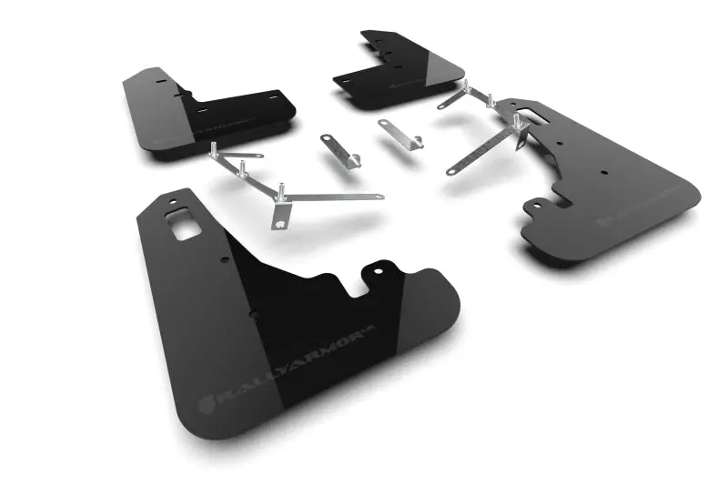 Rally Armor 22-26 Subaru Brz / Toyota Gr86 Black Ur Mud Flap W/Dark Grey Logo 1