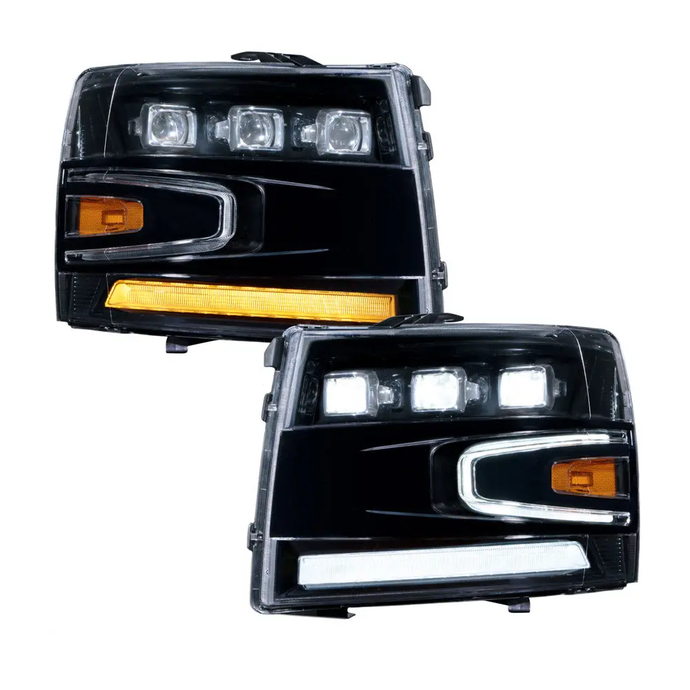 Form Lighting - 2007-2013 Chevrolet Silverado Led Projector Headlights (Pair) 1