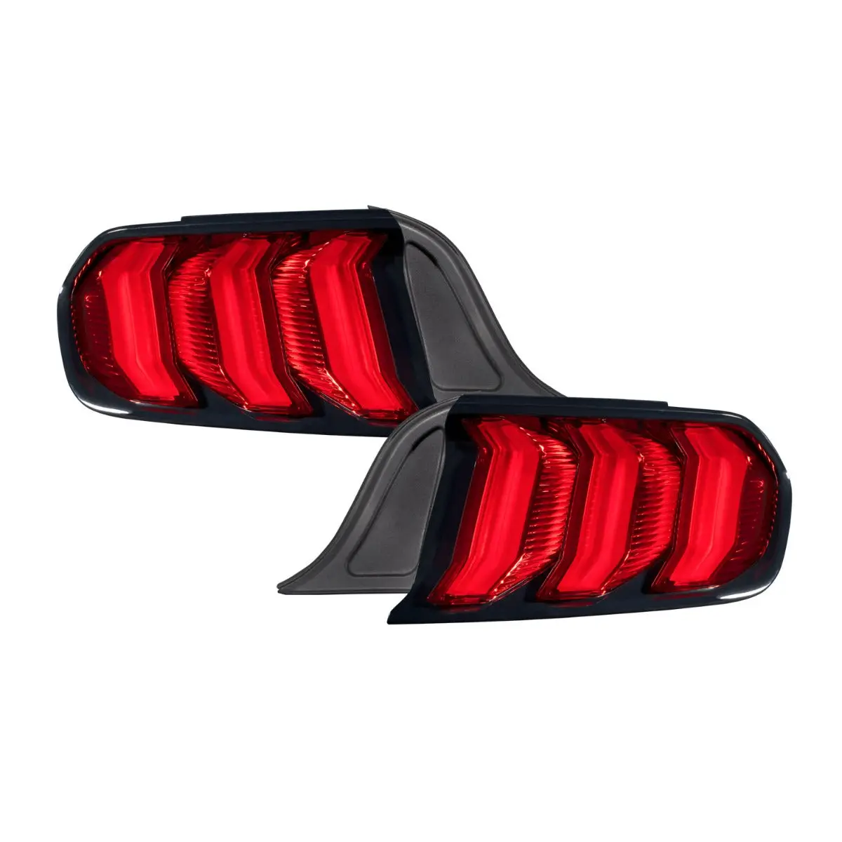 Form Lighting - 2015-2022 Ford Mustang Led Tail Lights Red (Pair) 1