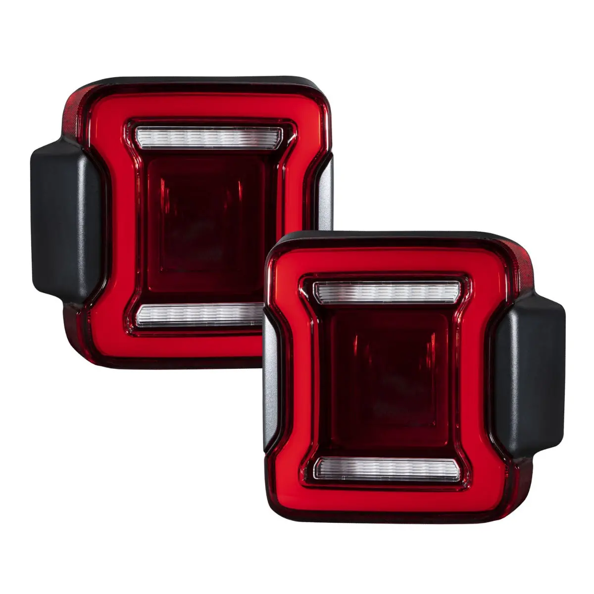 Form Lighting - 2018-2022 Jeep Wrangler Led Tail Lights Red (Pair) 1