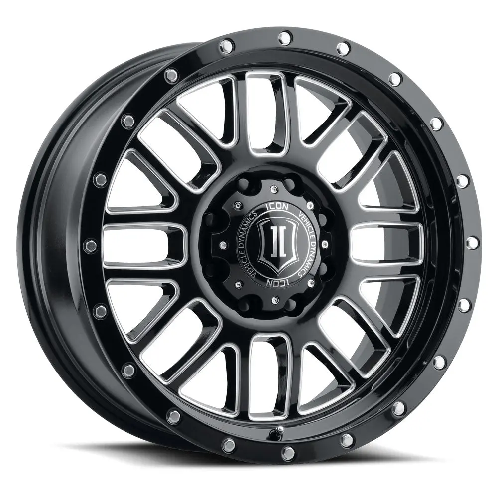 Icon Alloys Alpha Gls Blk Mill Win - 20 X 9 / 8 X 170 / 0Mm / 5" Bs 1