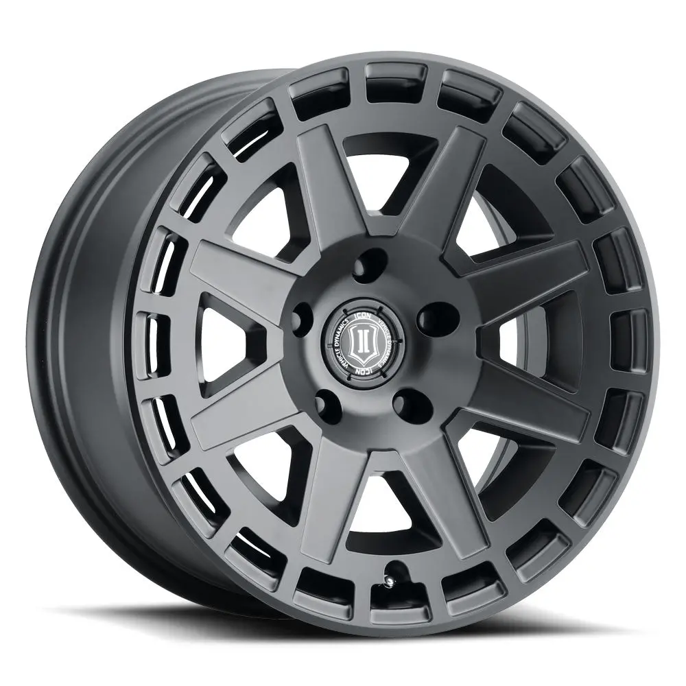 Icon Alloys Compass Sat Blk - 17 X 8.5 / 6X135 / 6Mm / 5" Bs 1