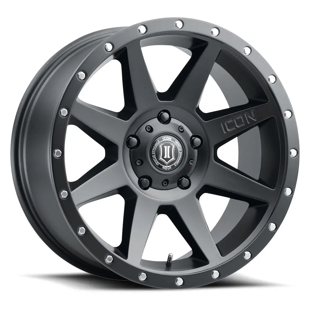 Icon Alloys Rebound Sat Blk - 20 X 9 / 5X5 / -12Mm / 4.5" Bs 1