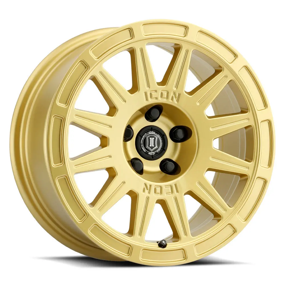 Icon Alloys Ricochet Gls Gld - 15 X 7 / 5 X 100 / 15Mm / 4.6" Bs 1