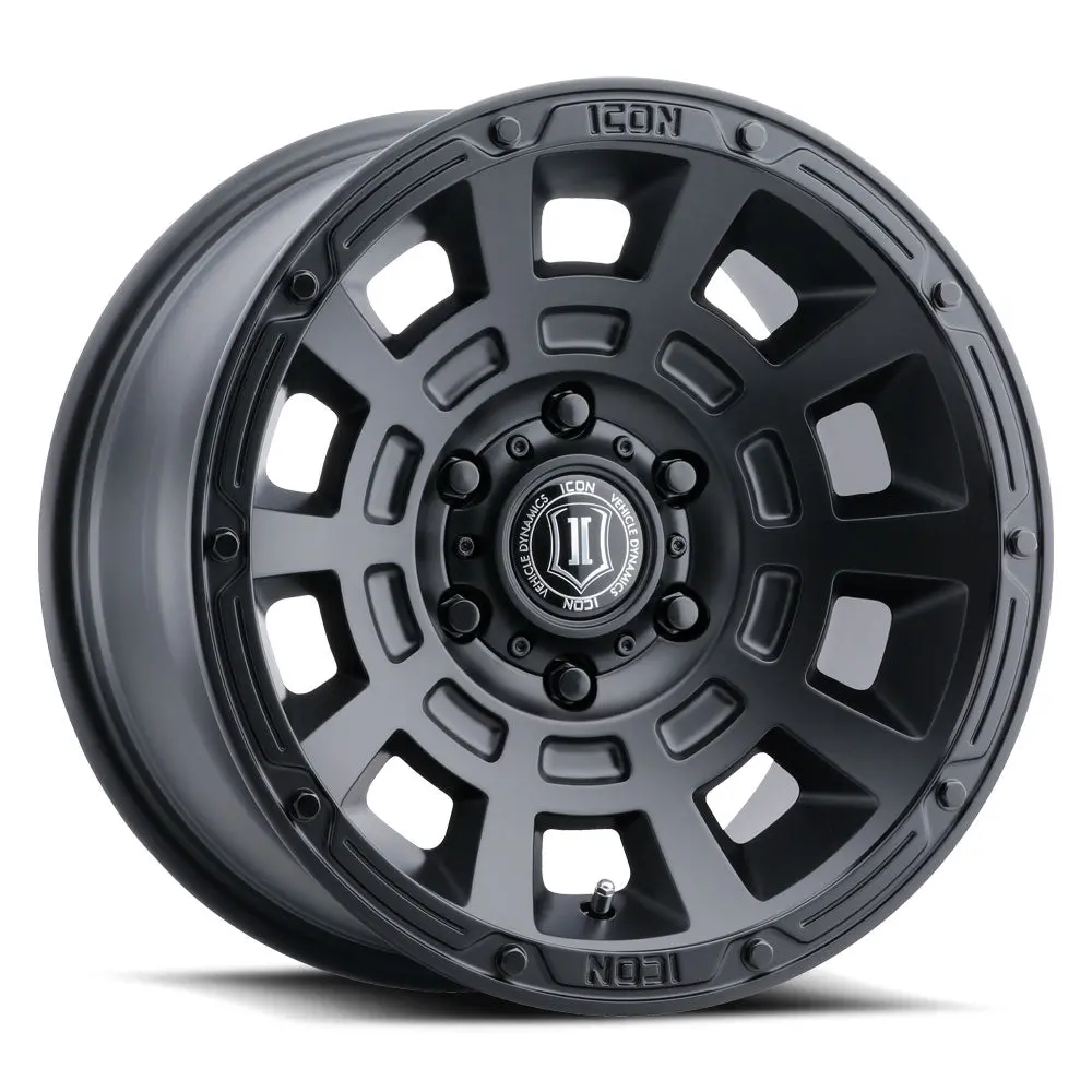 Icon Alloys Thrust Sat Blk - 17 X 8.5 / 5 X 4.5 / 0 Mm / 4.75" Bs 1