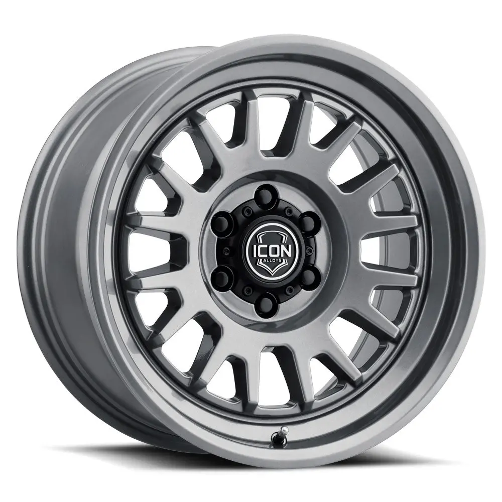 Icon Alloys Anza Gun Metal 17 X 8.5 / 5 X 5 -6Mm Offset 4.5" Bs 1
