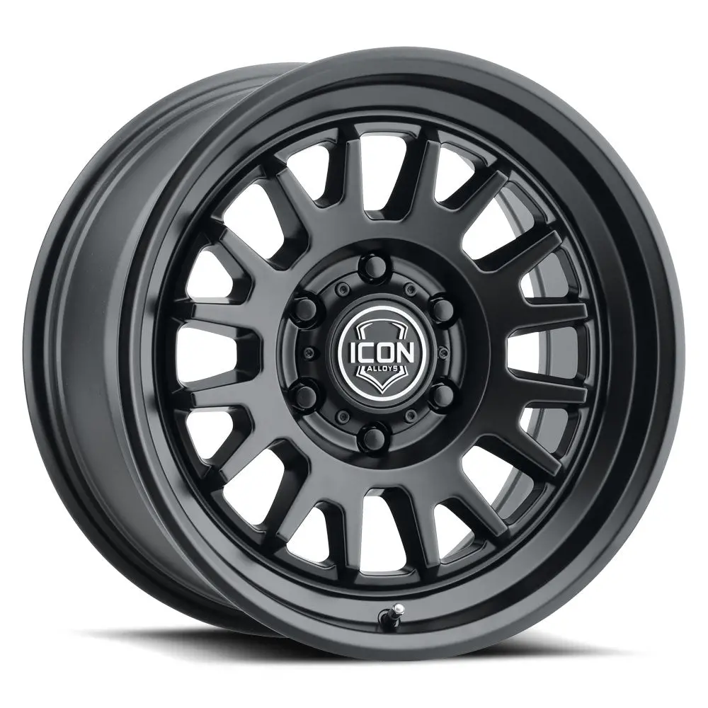 Icon Alloys Anza Satin Black 17 X 8.5 5 X 5.5 0Mm Offset 4.75" Bs 1