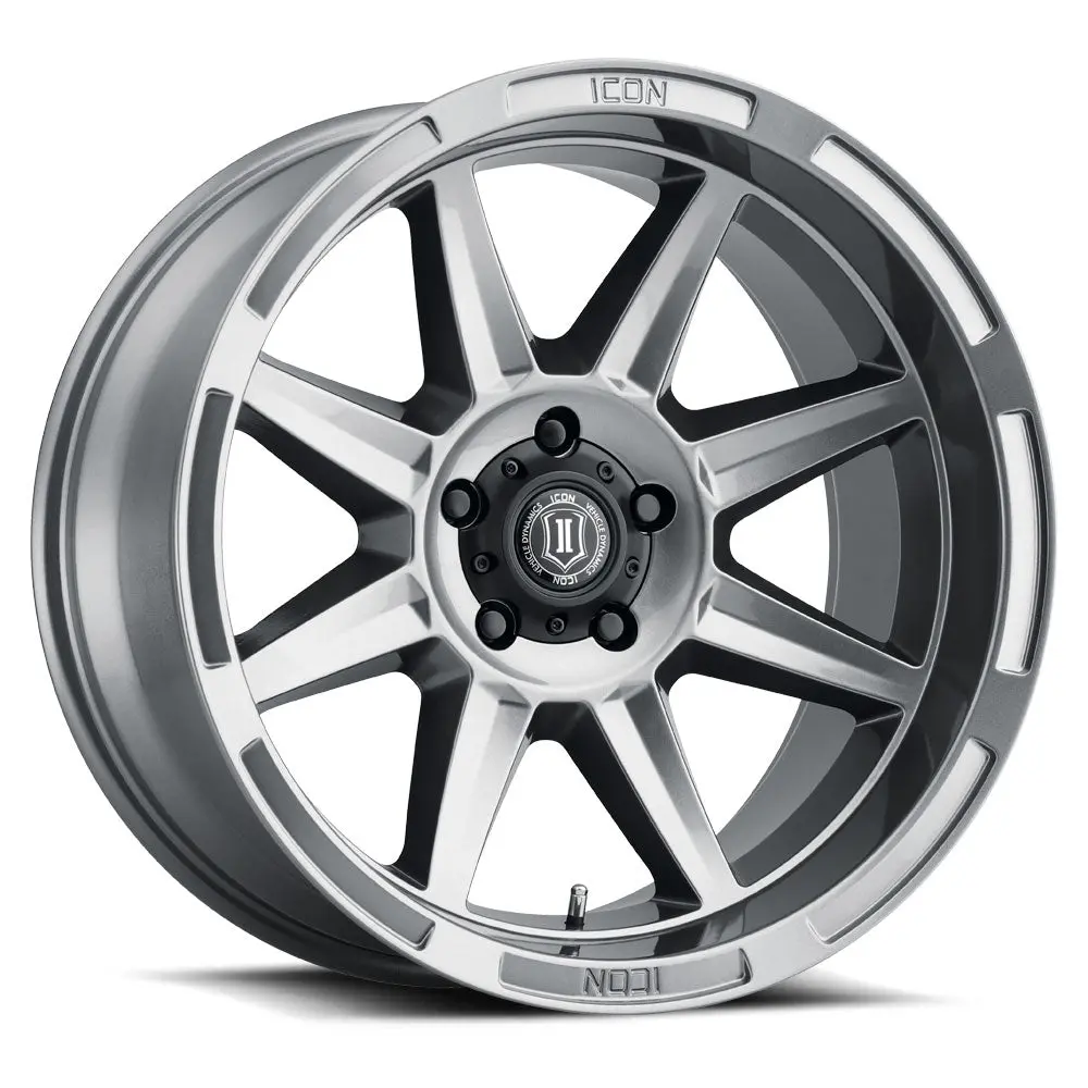 Icon Alloys Bandit Gun Mtl - 20X10 / 6X135 / -24Mm / 4.5" Bs 1