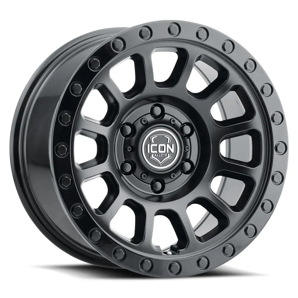 Icon Alloys Hulse Double Black 17 X 8.5 5 X 5.5 0Mm Offset 4.75" Bs 1