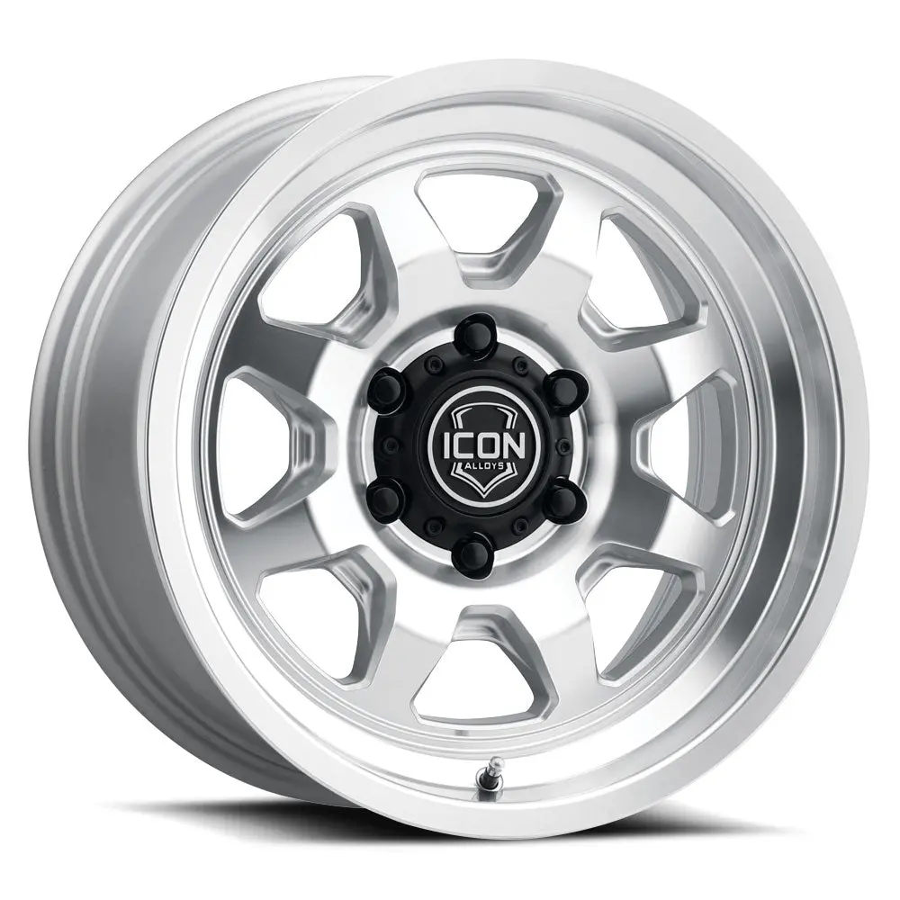 Icon Alloys Nuevo Silver Machined 17 X 8.5 5 X 4.5 0Mm Offset 4.75" Bs 1