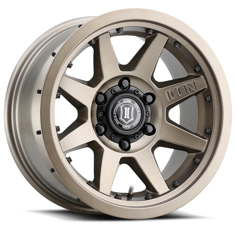 Icon Alloys Rebound Pro Bronze - 17 X 8.5 / 6X5.5 / 25Mm / 5.75" Bs 1