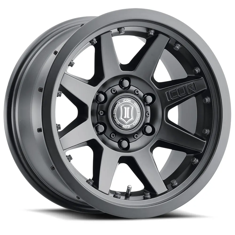Icon Alloys Rebound Pro Sat Blk - 17 X 8.5 / 6X5.5 / 0Mm / 4.75" Bs 1