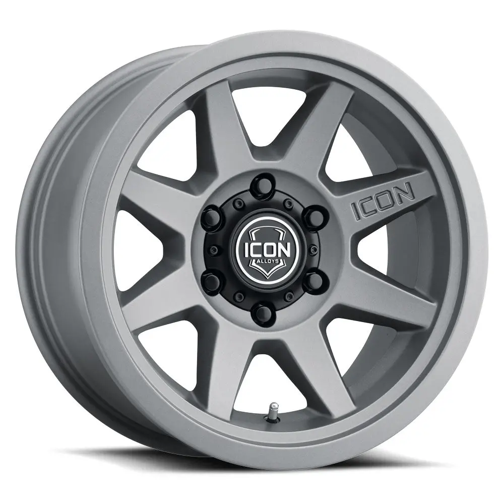 Icon Alloys Rebound Slx Charcoal - 17 X 8.5 / 5 X 5 / -6Mm / 4.5" Bs 1